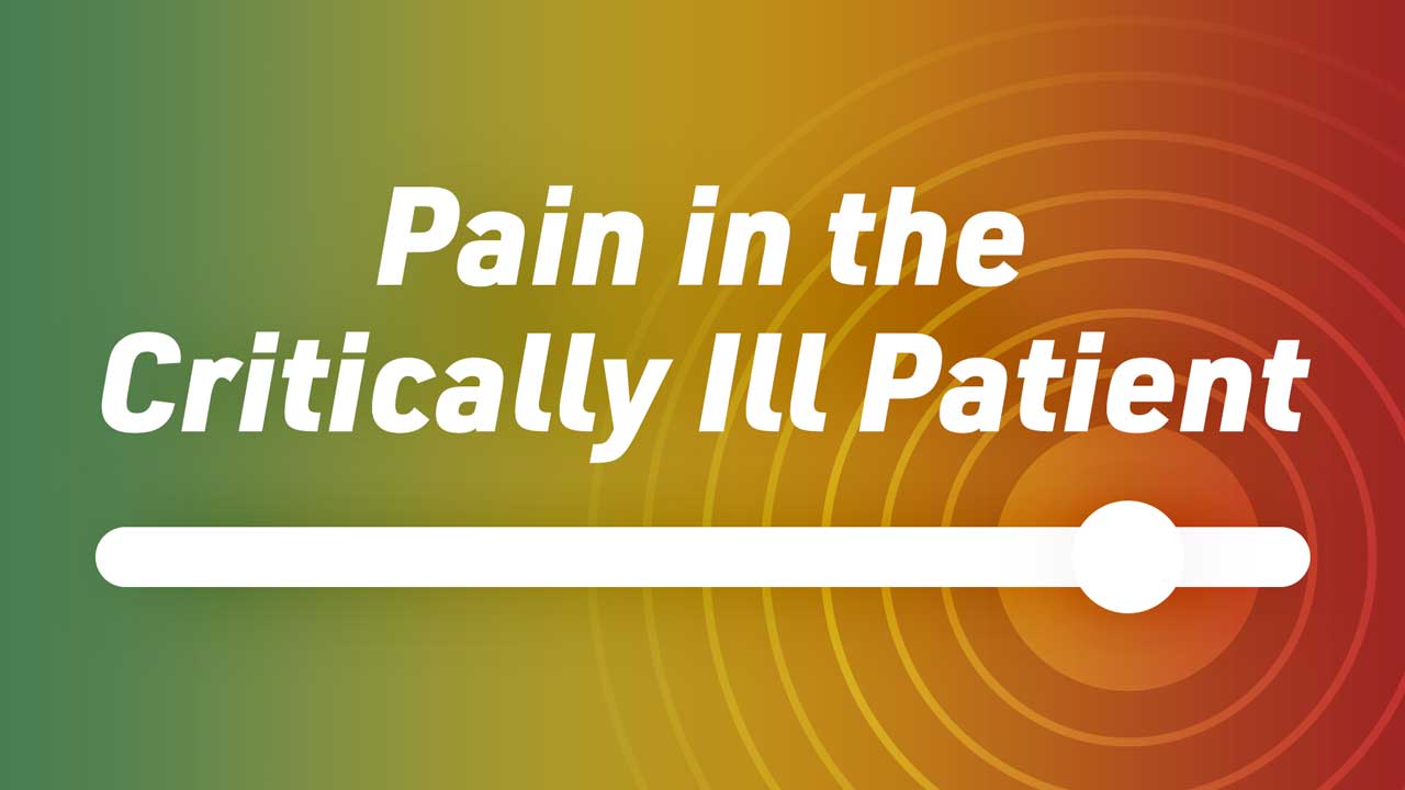 Image for Pain Assessment in the Critically Ill Patient