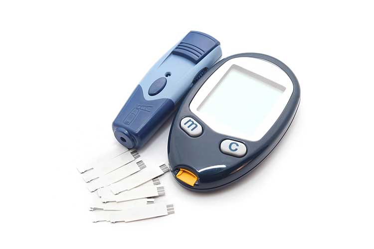 blood glucose monitoring equipment meter lancet device checking strips