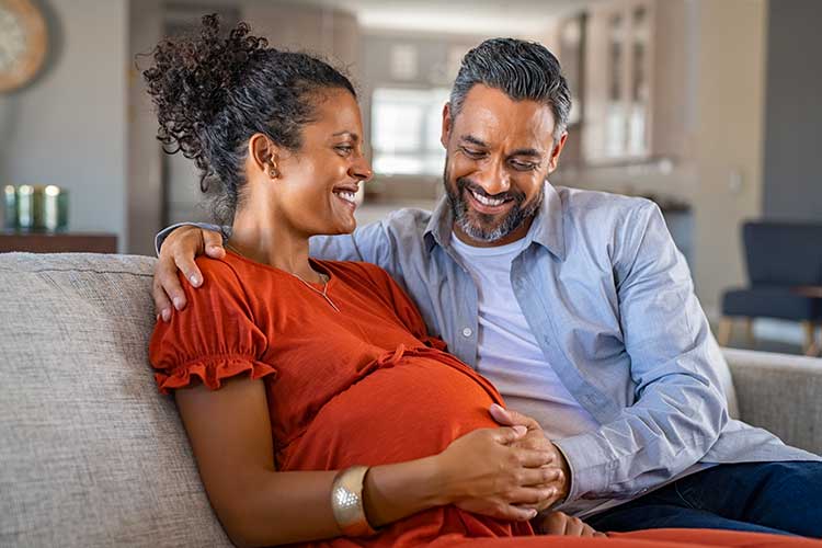 pregnancy after the age of 35 pregnant woman with partner