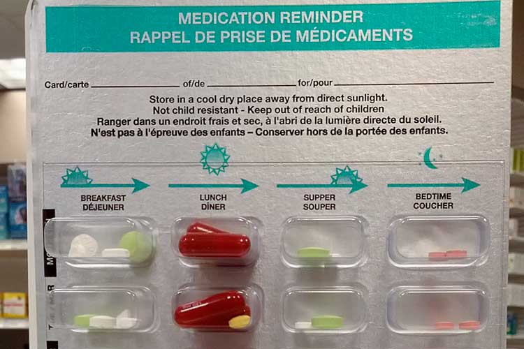 secure dosage administration aid