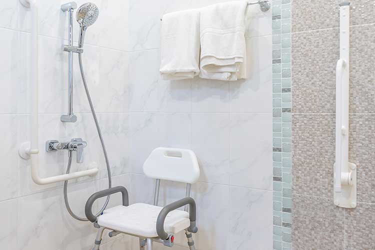 provision of equipment shower chair