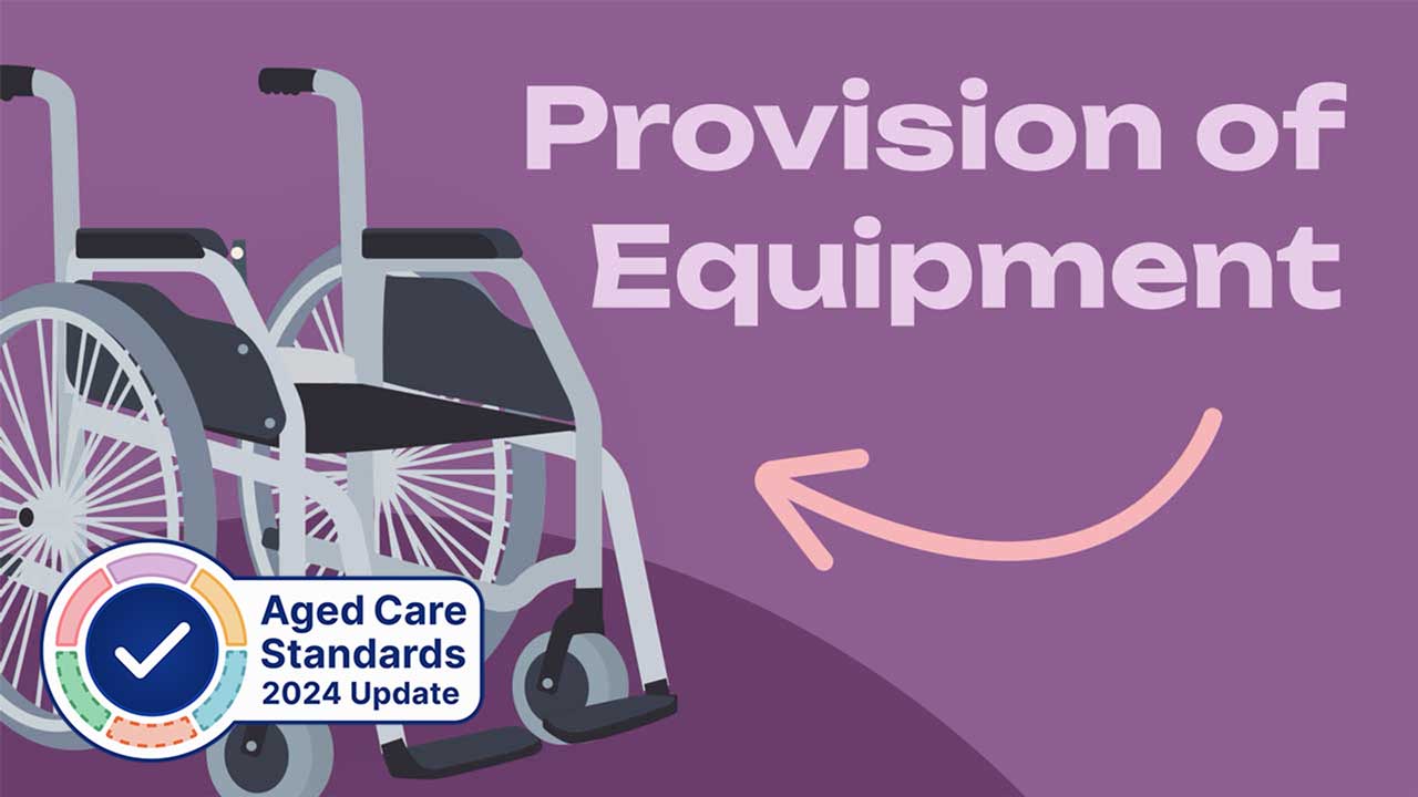 Image for Provision of Equipment by Aged Care Organisations