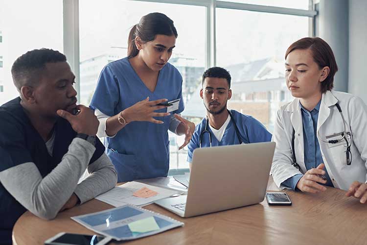 digital mental health team of clinicians