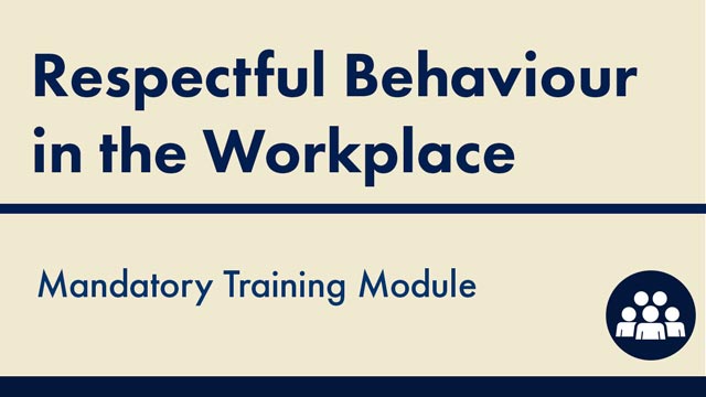 Cover image for: Respectful Behaviour in the Workplace