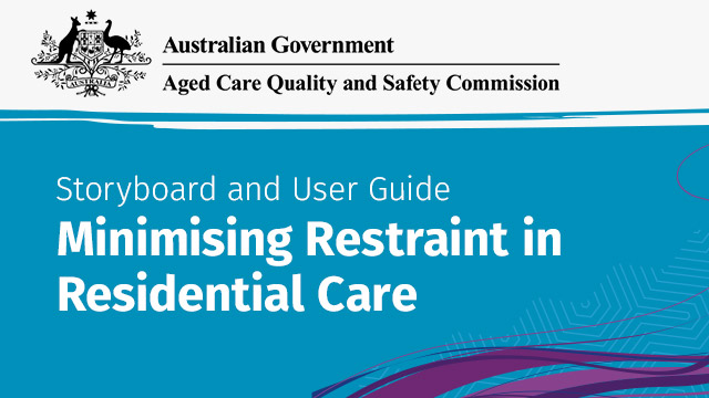 Image for Minimising Restraint In Residential Care - Storyboard and User Guide
