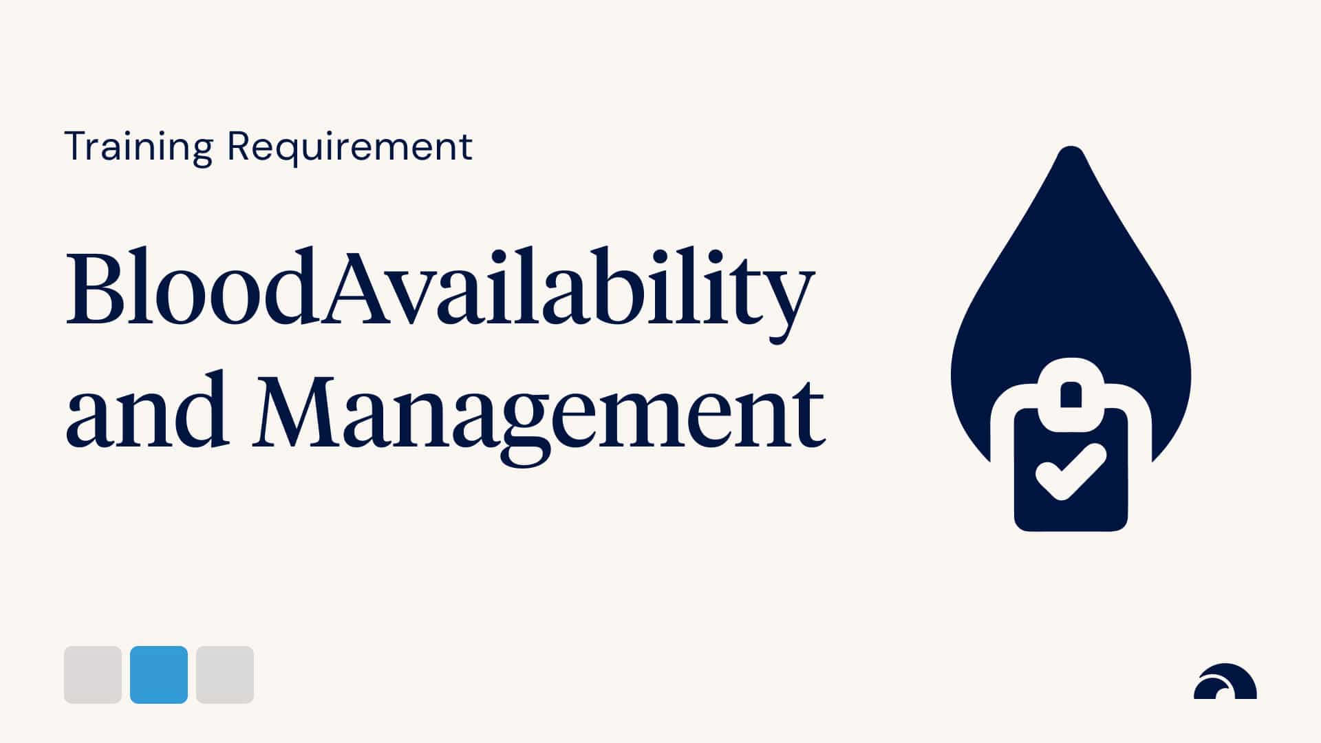 Blood Availability and Management