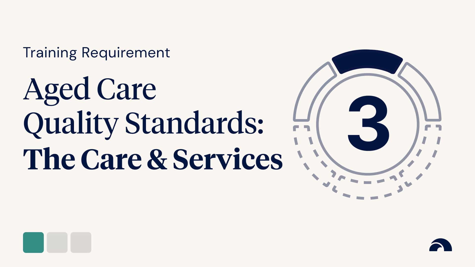 Training Requirement: Standard 3, The Care and Services