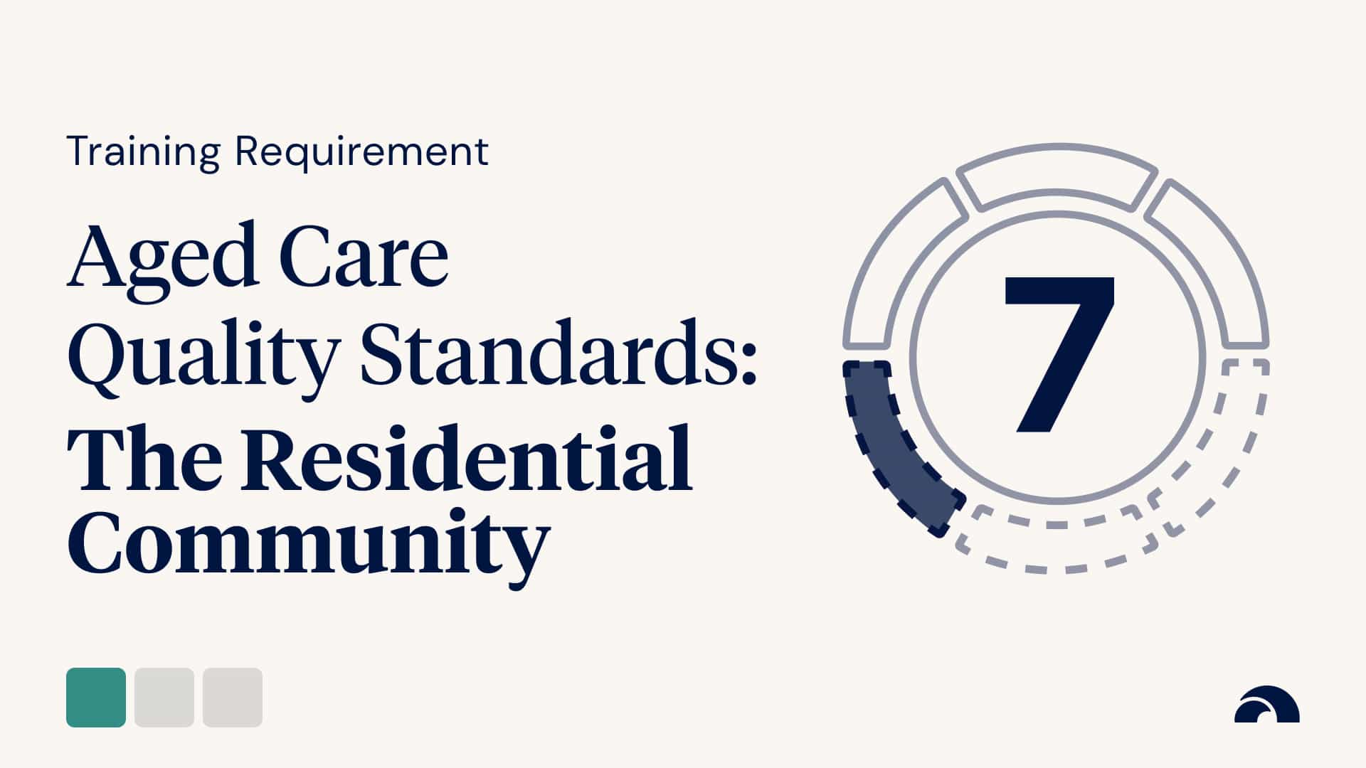 Training Requirement: Standard 7, The Residential Community