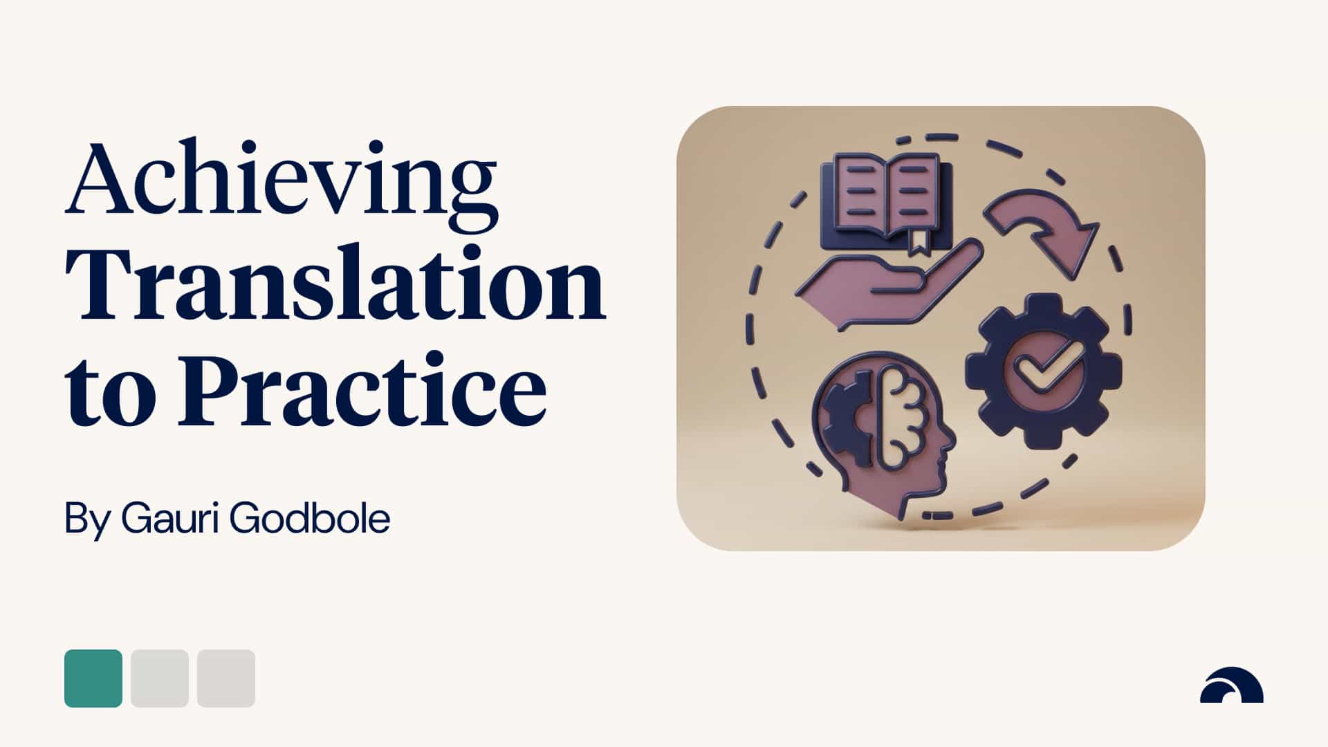 Achieving Translation to Practice
