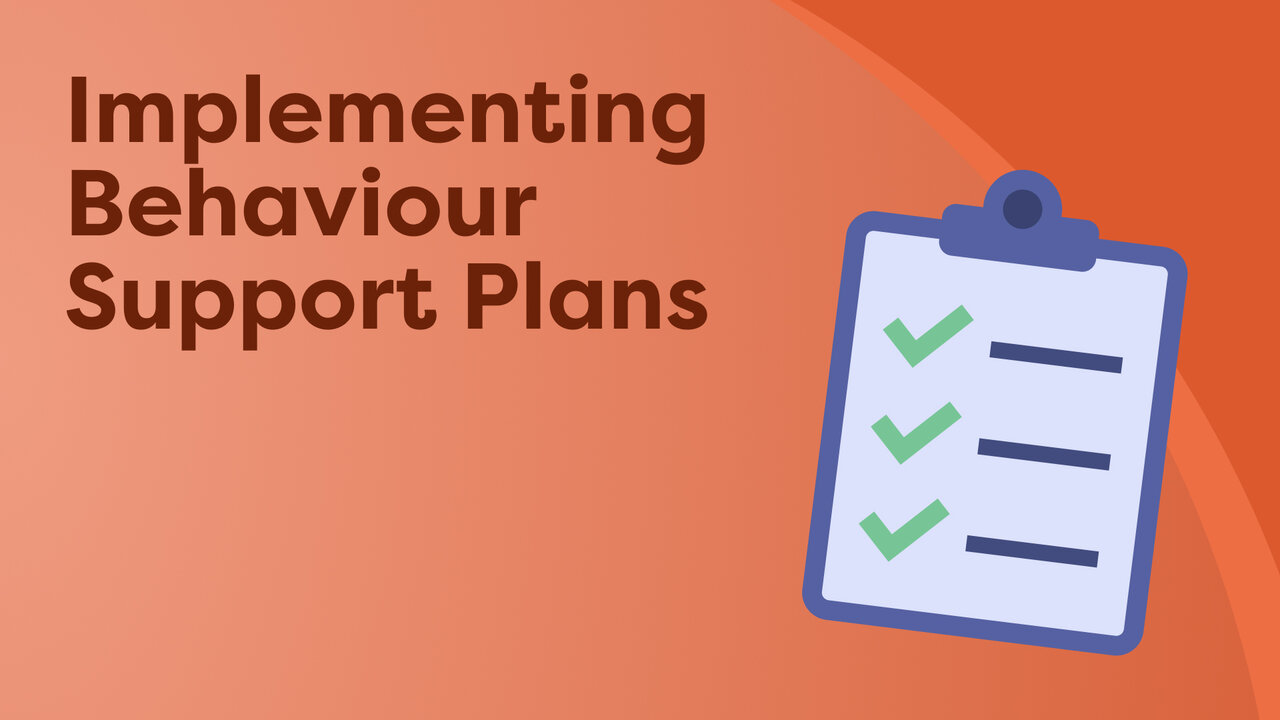 Thumbnail for Implementing Behaviour Support Plans Training Plan Template